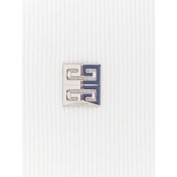 Ribbed tank top with 4g detail