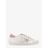 Leather sneakers with iconic glitter star
