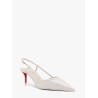 Miss z sling satin slingback with iconic red sole