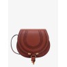 Marcie small leather shoulder bag with logo engraving