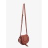Marcie small leather shoulder bag with logo engraving
