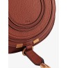 Marcie small leather shoulder bag with logo engraving