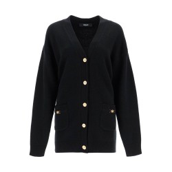 boxy wool and cashmere cardigan