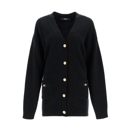 boxy wool and cashmere cardigan