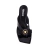 gianni ribbon thong mules
