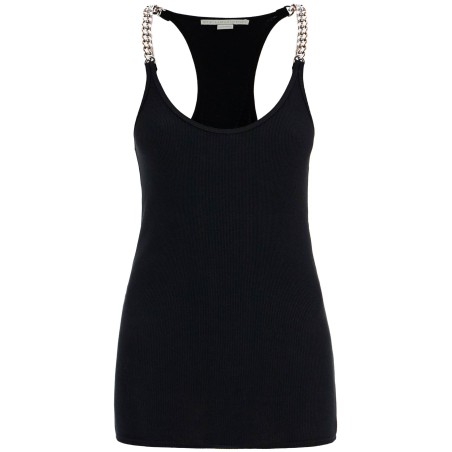 'tank top with chains on