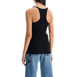 'tank top with chains on