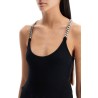 'tank top with chains on