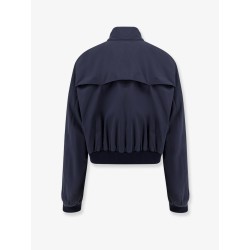 Panama jacket with Miu Miu patch