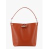 Le roseau m leather bucket bag with bamboo hook