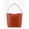 Le roseau m leather bucket bag with bamboo hook