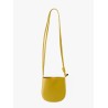 Le roseau leather shoulder bag with bamboo detail