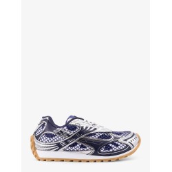 Orbit mesh and leather sneakers