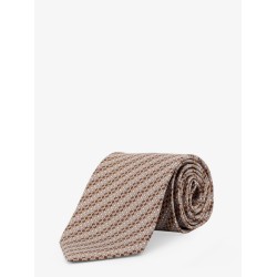 Silk tie with Intreccio motif