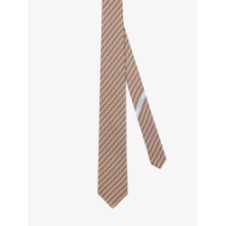 Silk tie with Intreccio motif