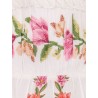 Cotton shirt with floral print