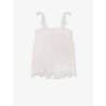 Perforated linen top