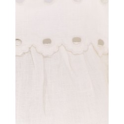 Perforated linen top