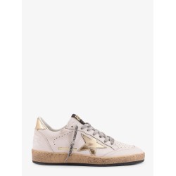 Ball Star low-top leather sneakers with used effect