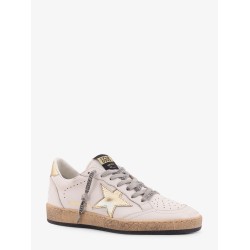 Ball Star low-top leather sneakers with used effect