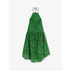 Sangallo lace midi dress