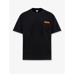 Pima cotton t-shirt with Intrecciato detail