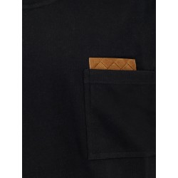 Pima cotton t-shirt with Intrecciato detail