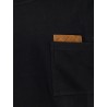 Pima cotton t-shirt with Intrecciato detail