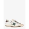 Leather and suede sneakers with used effect
