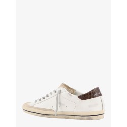 Leather and suede sneakers with used effect