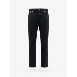 Slim fit black denim trouser