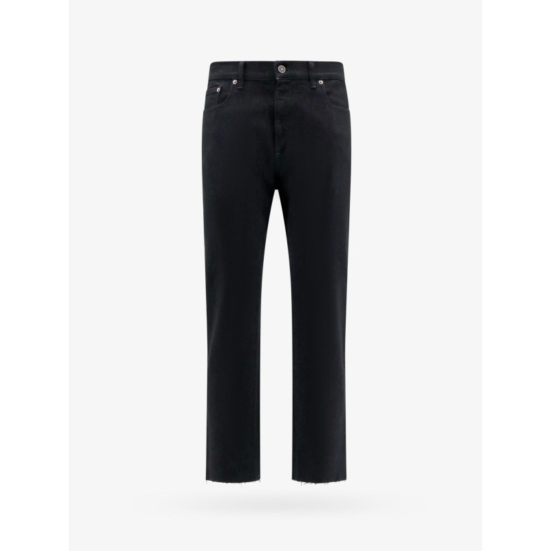 Slim fit black denim trouser