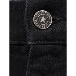 Slim fit black denim trouser