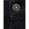 Slim fit black denim trouser