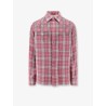 Strong check cotton shirt with metal details