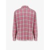 Strong check cotton shirt with metal details