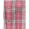 Strong check cotton shirt with metal details