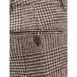 Relax staright prince of wales trouser