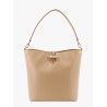 Le roseau m leather bucket bag with bamboo hook