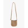 Le roseau leather shoulder bag with bamboo detail