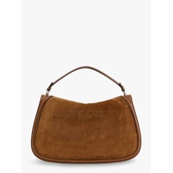 Blondie leather handbag with maxi logo