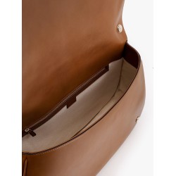 Blondie leather handbag with maxi logo