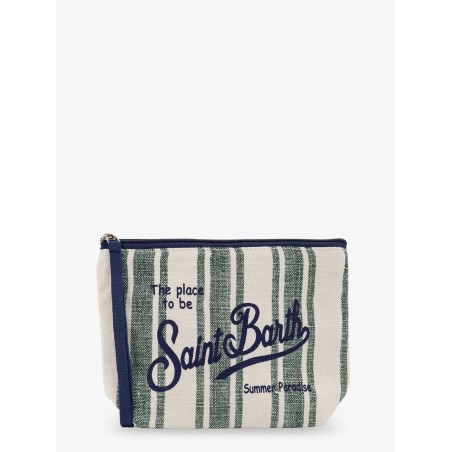 Aline linen clutch