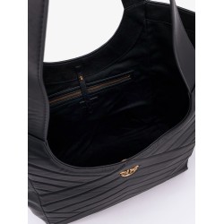 Quilted leather shoulder bag
