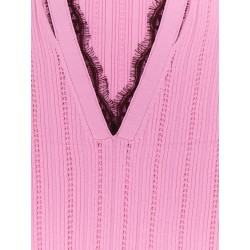 Montanaia sleeveless ribbed viscose blend sweater