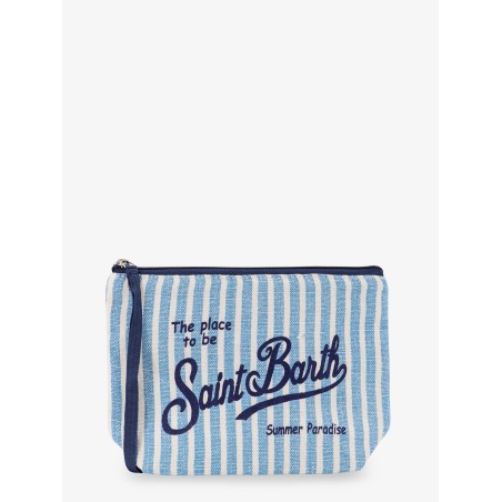 Aline linen clutch