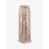 Long skirt with drapery