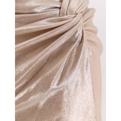 Long skirt with drapery