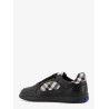 Leather sneakers with Traditional Check inserts