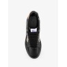Leather sneakers with Traditional Check inserts